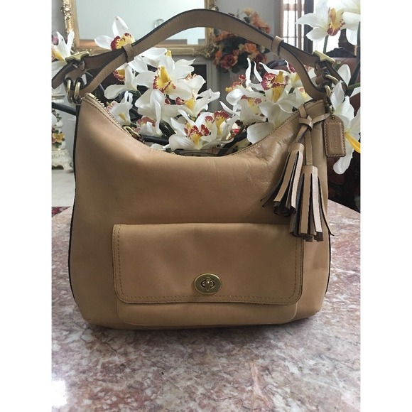 Coach Handbags - COACH LEGACY Tan Leather Courtenay Hobo Shoulder Handbag 22381 EUC, MSRP $298